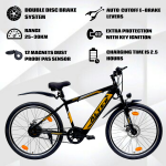 ALTER 26" 002S PRO MODEL ELECTRIC CYCLE WITH 36V 250W BLDC HUB MOTOR | LI-ION BATTERY | 95% PRE-ASSEMBLED WITH CHARGER