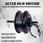 ALTER 36V 250W (014-WP) CYCLE HUB MOTOR KIT | 5 LEVEL PAS SWITCH | COLORFUL LCD DISPLAY | WITH LI-ION BATTERY & CHARGER