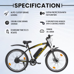 ALTER 26" (016PRO) ELECTRIC CYCLE | REMOVABLE BATTERY| INBUILT CONTROLLER |ALL WATERPROOF CONNECTOR | PAS 3 CONTROL MODE