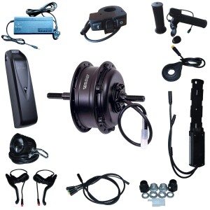 ALTER 36V 250W (016 PRO) CYCLE HUB MOTOR KIT | 3 LEVEL PAS | ALL WATERPROOF CONNECTORS WITH LI-ION BATTERY AND CHARGER