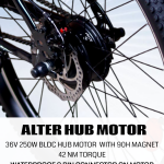 ALTER 26" (016PRO) ELECTRIC CYCLE | REMOVABLE BATTERY| INBUILT CONTROLLER |ALL WATERPROOF CONNECTOR | PAS 3 CONTROL MODE