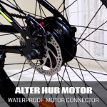 Alter 26" 002S PRO HL Model Electric Cycle with 36V 250W BLDC HUB Motor  | 95% PRE- Assembled with Charger