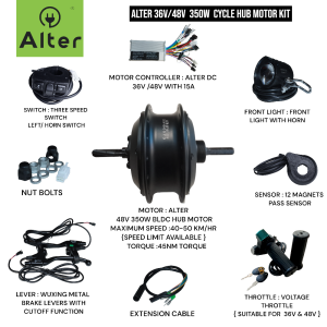 ALTER 38/48V 350W CYCLE HUB MOTOR KIT