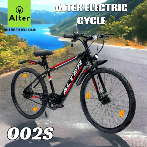 Alter 26" 002S Model Electric Cycle with 36V 250W BLDC HUB Motor | LI-ION BATTERY | 95% PREASSEMBLED with Charger