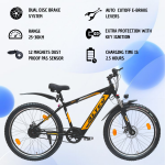 ALTER 26" 001PRO ELECTRIC CYCLE | BLDC HUB MOTOR | LI-ION BATTERY|LCD DISPLAY THROTTLE | 95% PRE- ASSEMBLED WITH CHARGER