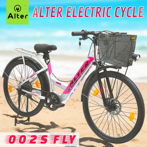 Alter 26" 002S-FLY Model Electric Cycle with 36V 250W BLDC HUB Motor | 95% PREASSEMBLED with Charger